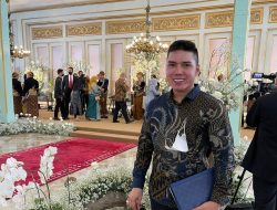 Soni Pemuda asal Toboali Hadiri Resepsi Pernikahan Putra Presiden Jokowi Kaesang dan Erina