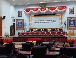 DPRD Babel Gelar Rapat Usulan Peresmian Pengangkatan Pengganti Pimpinan DPRD Babel