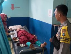 Melaju Berkecepatan Tinggi, Pengendara Satria FU Tabrak Mio Soul