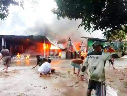 Pom Mini Disambar Petir, Rumah Asmaun Terbakar