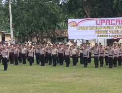 Mulai 1 Januari 2023, 45 Personil Polres Bangka Naik Pangkat