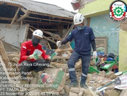 Selain Gempa Cianjur, ERG PT Timah Tbk Telah Belasan Tahun Berjibaku Bantu Korban Bencana di Indonesia