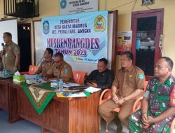 Desa Karya Makmur Gelar Musrenbang, Dalyan Amri: Kades Harus Kreatif