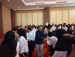 KPU Lantik 126 PPS, Penti Ingatkan Anggota  Kerja Keras dan Siap Hadapi Permasalahan