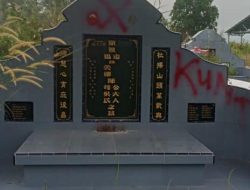 Jadi Sasaran Vandalisme, Puluhan Makam Leluhur Warga Tionghoa Dicoret Pakai Pilox