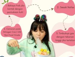 BPOM Larang Konsumsi Jajanan Ciki Ngebul, Mengandung Nitrogen Cair Bahaya Bagi Kesehatan
