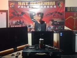 Curi di Empat TKP, Arzi Dibekuk Tim Kelambit Polres Bangka