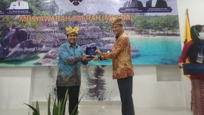 Bambang Patijaya Kembali Terpilih sebagai Ketua PHRI Babel