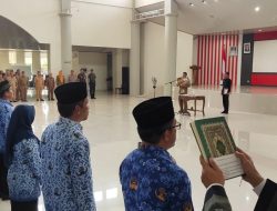 Lantik 55 CASN Menjadi ASN, Bupati Riza Ingatkan Jangan Berpikir Untuk Minta Pindah Tugas