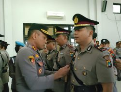 Kapolres Babar Pimpin Sertijab Sejumlah PJU dan Kapolsek