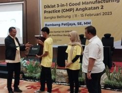 Kedua Kalinya Digelar di Babel, Diklat GMP Kesempatan UMKM Maju Seusai Pandemi