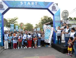Warga Sungailiat Antusias Ikuti Jalan Sehat Bersama BUMN, Begini Keseruannya