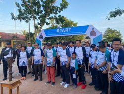 Meriah! Jalan Sehat HUT BUMN ke 25 di Bangka Tengah dihadiri Ribuan Peserta