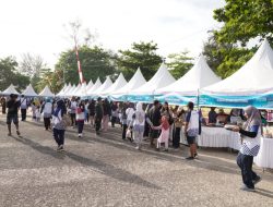 Omset Pelaku UMKM di Belitung Timur Berlipat, Kecipratan Rezeki di Jalan Sehat Bersama BUMN