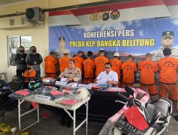 Kurun Waktu Dua Bulan, Dirreskrimum Polda Babel Ungkap 55 Kasus, 81 Kejadian dan Tangkap 15 Tersangka