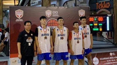 Tim Basket Babel Juara III di Kejurnas Basket 3×3 U-23 di Yogyakarta