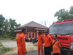 Tim Pos SAR Muntok Lakukan Pencarian Bocah Hilang di Terentang