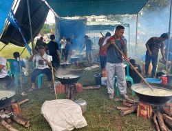 Pesta Adat Dodol Bergema Desa Penyampak, Joko: Dodol Dimasak Belasan Jam di 56 Kawah