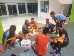 Matangkan Persiapan Tim Jelang Kompetisi Futsal HPN 2023, PWI Basel Gelar Latihan Berkala