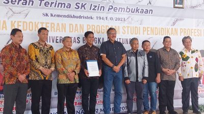 Terima Mahasiswa Prodi Kedokteran, Pj Gubernur dan Rektor UBB Tegaskan Tak Ada Titipan