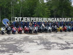 Pecinta Honda PCX Belitung Touring Wisata Sembari Berbagi
