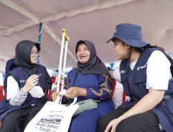 Warga Desa Baru Kabupaten Belitung Timur Antusias Terima Layanan Kesehatan Gratis dari Mobil Sehat PT Timah Tbk 