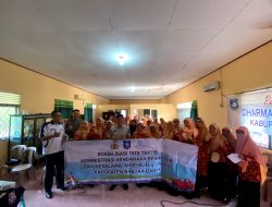 Jasa Raharja Bersama Samsat Bangka Barat Sosialisasi ke ‘Emak-Emak’ Dharma Wanita Kabupaten Bangka Barat