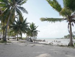 Pesona Pantai Pulau Tiga Makin Memukau, PT Timah Tbk Bantu Bangun Fasilitas untuk Pengunjung 