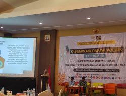 Samakan Persepsi Pengurus Parpol, Kanwil Kemenkumham Babel Gelar Diseminasi