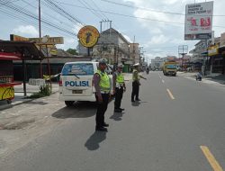 Tekan Angka Kecelakaan Lalu Lintas, Polres Bangka Gelar Patroli Kamseltibcar