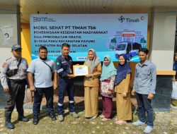 Mobil Sehat PT Timah Tbk Hadir di Desa Paku, Berikan Pelayanan Kesehatan bagi Masyarakat