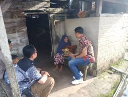 Satuan Intelkam Polres Basel Salurkan Bansos ke Warga Kepoh