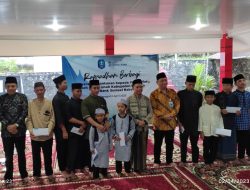 Puluhan Anak Yatim Piatu Terima Santunan dari Bupati Bangka