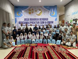 Jasa Raharja Berbagi, Beri Bingkisan dan Santunan kepada Anak Yatim