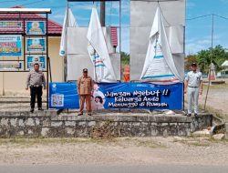 Ajak Pemudik Lebih Hati-Hati di Perjalanan, Jasa Raharja Pasang Spanduk Imbauan di Sejumlah Titik di Sungailiat