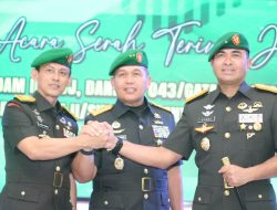 Tongkat Komando Korem 045/Gaya Beralih, Dipegang oleh Brigjen TNI Agustinus Dedy Prasetyo