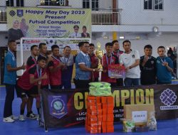 Tim Futsal PT Timah Tbk Raih Juara II Liga Pekerja yang Diselenggarakan Dinas Tenaga Kerja Babel