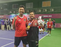 Cabor Soft Tennis Beregu Putra Indonesia Bawa Pulang Medali Emas di Sea Games, Ternyata Pelatih dan Atletnya Karyawan PT Timah Tbk