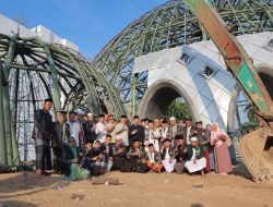 Sekda dan DMI Pangkalpinang Kunjungi Pembangunan Masjid Kubah Timah