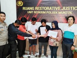 Polisi Terapkan Restorative Justice Kasus Curat, Dua Pemuda di Muntok Lepas dari Jerat Hukum