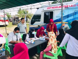 Jasa Raharja Babel Gelar Pemeriksaan Kesehatan Gratis di Desa Terak Kabupaten Bangka Tengah