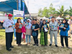 Jasa Raharja Babel Bersama UPT Samsat Bangka Tengah Sosialisasi Penghapusan Data Ranmor di Kecamatan Simpang Katis