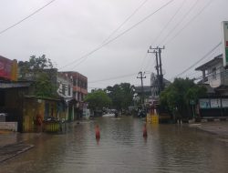 Lagi, Hujan Deras Akibatkan Banjir Beberapa Lokasi di Pangkalpinang