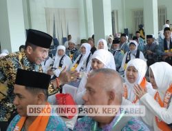 80 Jemaah Haji Tambahan Asal Bangka Belitung Diberangkatkan