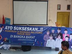 Pemkab Babar Mulai Sosialisasikan Porprov VI Babel