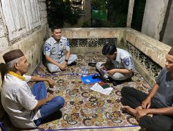Jasa Raharja Lakukan Survei dan Serahkan Santunan Korban Kecelakaan di Desa Sarangmandi