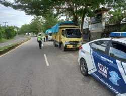 Satlantas Polres Babar Rutin Gelar Patroli