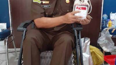 Sebanyak 40 Pegawai Kejari Babar Ikuti Aksi Donor Darah