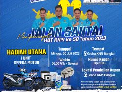 Jalan Sehat KNPI, Jika Beruntung Rp2 Ribu Bisa Dapat Sepeda Motor