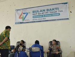 Pemkab Babar Apresiasi Kegiatan Donor Darah PT Timah